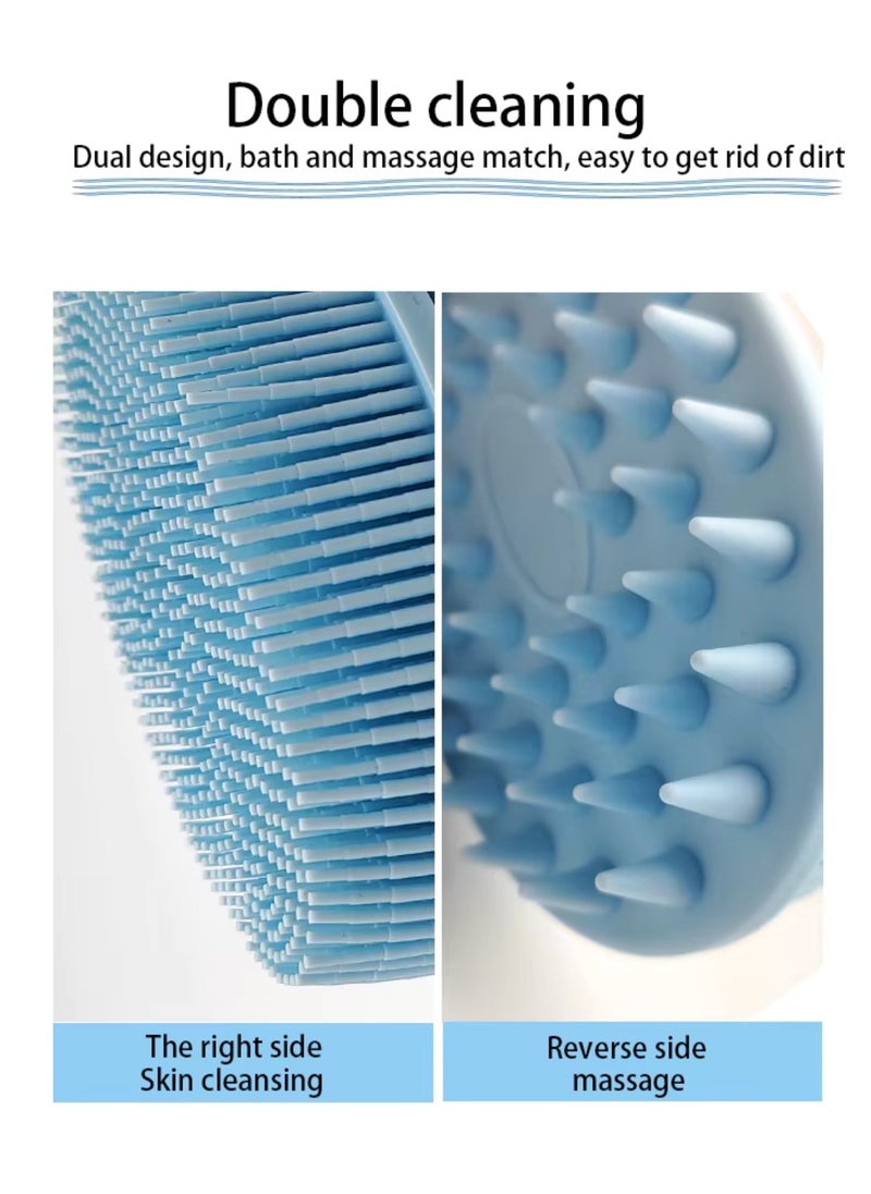 Prime by javaudan Silicone Body Scrubber & Scalp Massager 2in 1 Exfoliating Shower Brush & Shampoo Brush for Deep Cleansing  - Image 5