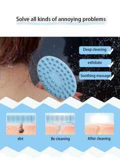 Prime by javaudan Silicone Body Scrubber & Scalp Massager 2in 1 Exfoliating Shower Brush & Shampoo Brush for Deep Cleansing  - Image 3