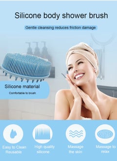 Prime by javaudan Silicone Body Scrubber & Scalp Massager 2in 1 Exfoliating Shower Brush & Shampoo Brush for Deep Cleansing  - Image 2