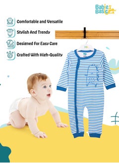 Babies Basic 100% Cotton Printed Long Sleeves Jumpsuit/Romper/Sleepsuit For Babies  - Image 3