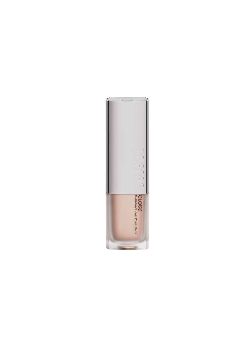 Lofree Gloss Power Bank 5000mAh, 22.5W Fast Charging USB-C Portable Charger, Ultra-Compact Lipstick Design, LED Light Effects, Lightweight Power Bank with Cable, Peach Dawn color - Image 1