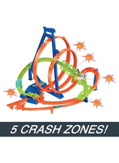 Track Set, Epic Crash Dash With 5 Crash Zones, Motorized Booster And 1 Hot Wheels 1:64 Scale Toy Car, Easy Storage - pzsku/Z676400C80036FFDD8201Z/45/_/1732786236/bede0db5-e0a4-4f43-8a52-8ca121eba395