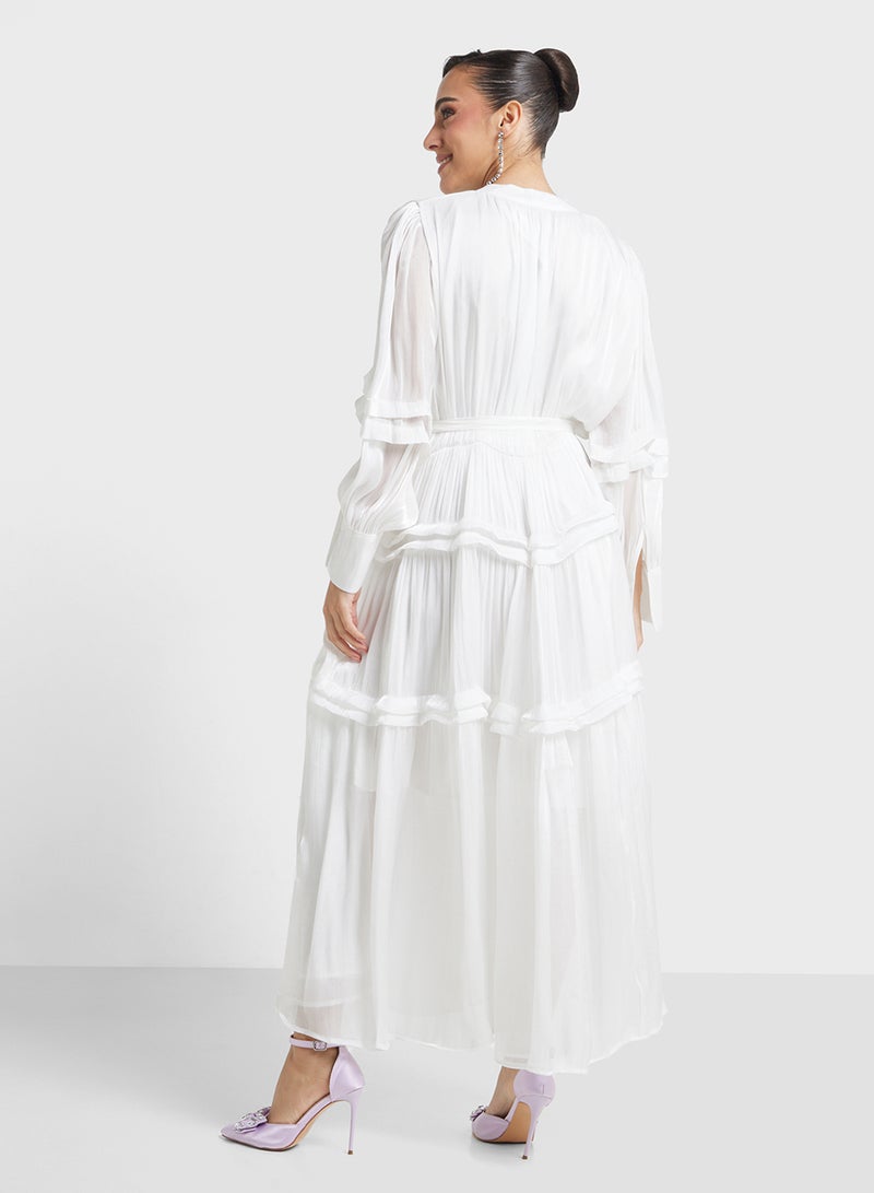 Khizana Tiered Chiffon Dress - Image 2
