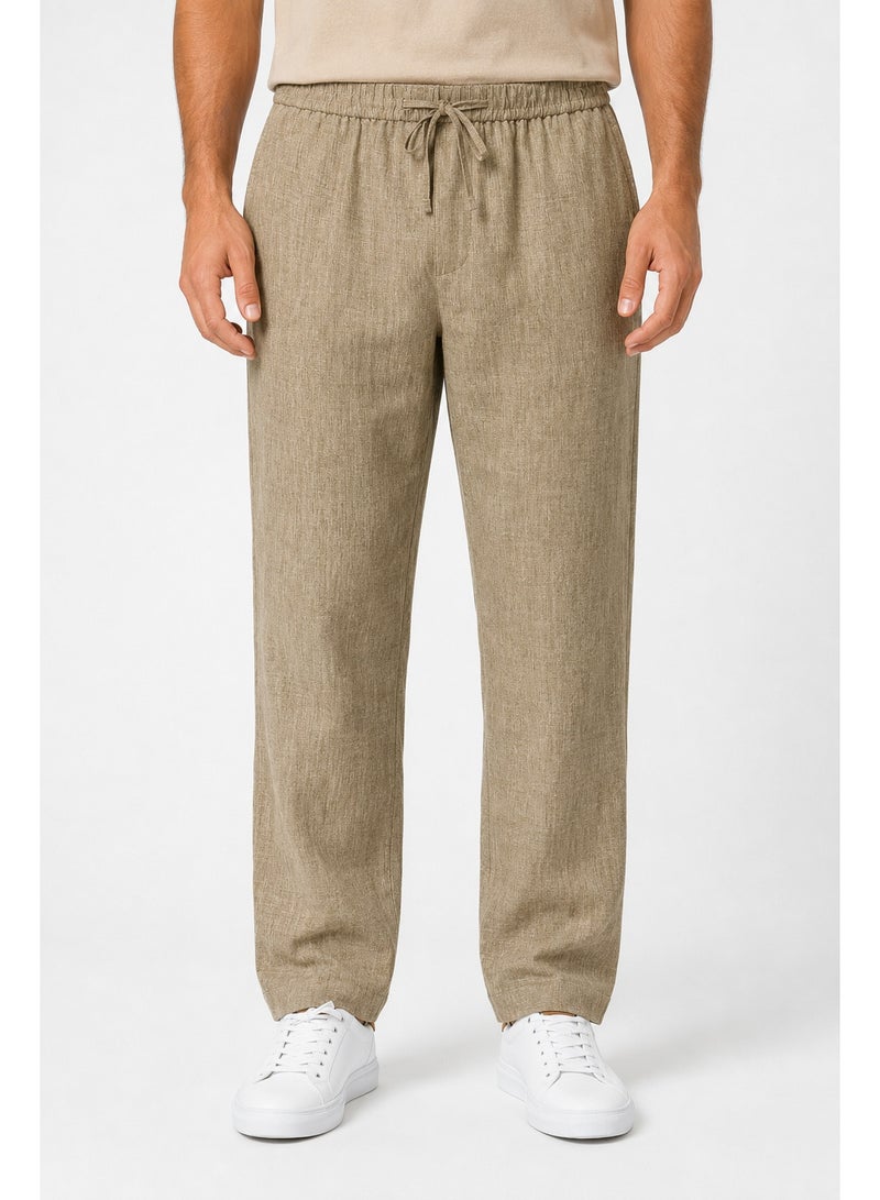 WHITE RABBIT Men’s Linen Pants Designed with a relaxed fit - Image 1