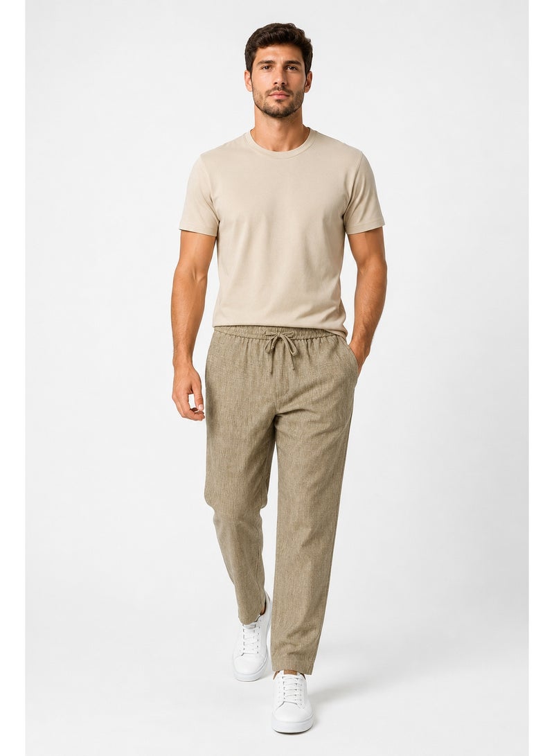 WHITE RABBIT Men’s Linen Pants Designed with a relaxed fit - Image 5