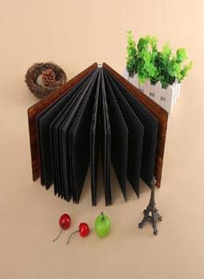 Paper Plane Design Wood Photo Album (22 x 16 x 4 cm, Multicolour) - Image 2