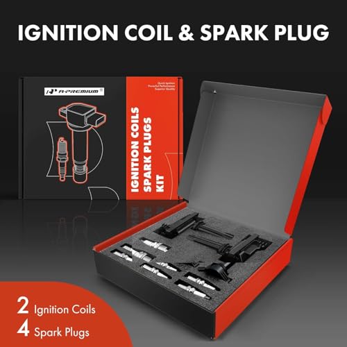 A-Premium APremium 2x Ignition Coil Pack and 4x Iridium Spark Plugs Compatible with Mazda Protege 1999 2000 2001 2002 2003 L4 16L - Image 3
