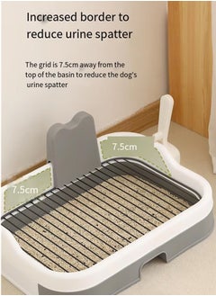 Generic Cat Litter Tray Box Litter Box with High Side Anti-Splashing Cats Litters Pan Kitten Toilet with Litter Sifting Scoop with Scoop Kitten Detachable Rim Easy Cleaning  - Image 4