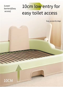Generic Cat Litter Tray Box Litter Box with High Side Anti-Splashing Cats Litters Pan Kitten Toilet with Litter Sifting Scoop with Scoop Kitten Detachable Rim Easy Cleaning  - Image 5