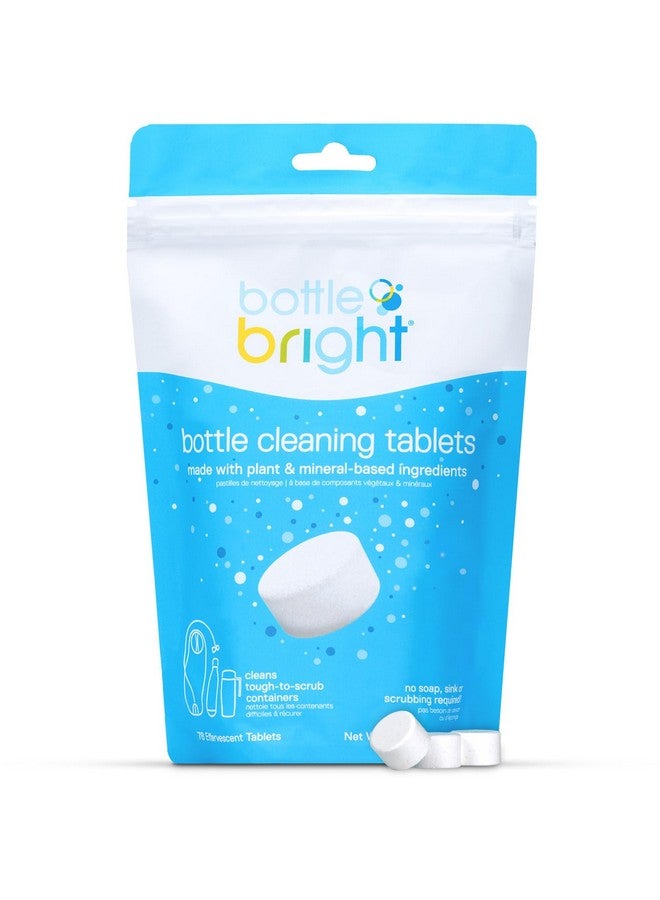 Bottle Bright Bulk Pack (78 Tablets)- Clean Stainless Steel, Thermos, Tumbler, Insulated, Plastic and Reusable Water Bottles -Bottle Bright Cleaning Tablets are Easy and Safe to Use - Image 1