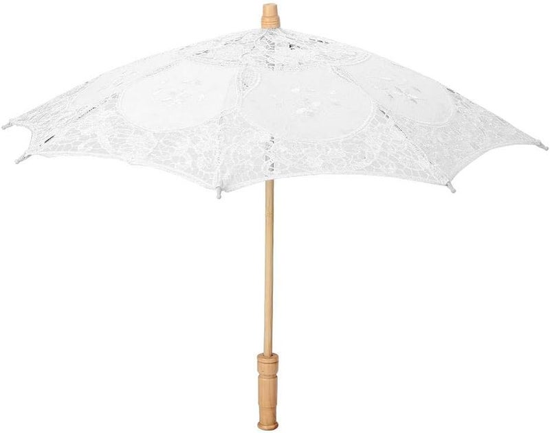 klarako Lace Umbrella, Romantic Lace Flower Umbrella, Suitable For Wedding Photography Stage Performances Etc To Use(#2) - Image 1