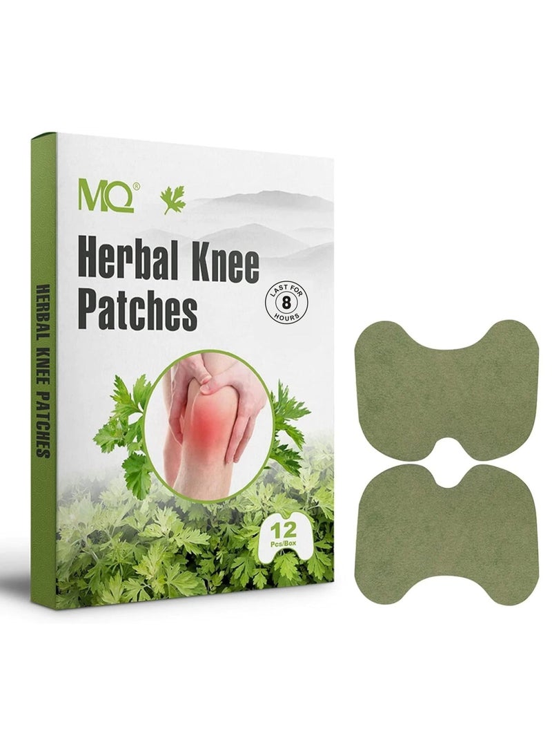 MQ Wormwood Knee Pain Patch Paste, Heat Patches for Arthritis Pain Relief and Inflammation, Warming Herbal Plaster Pain Patches, Long Lasting Relief of Joint Pains - Image 1