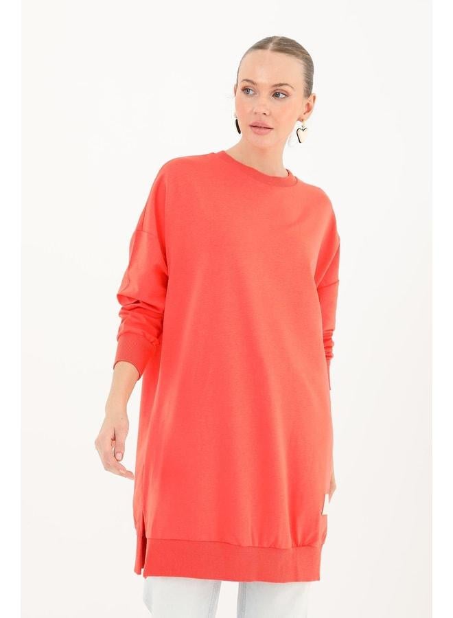 Soul Women's Basic Tunic - 30644TUN - LIGHT RED-1. - Image 1