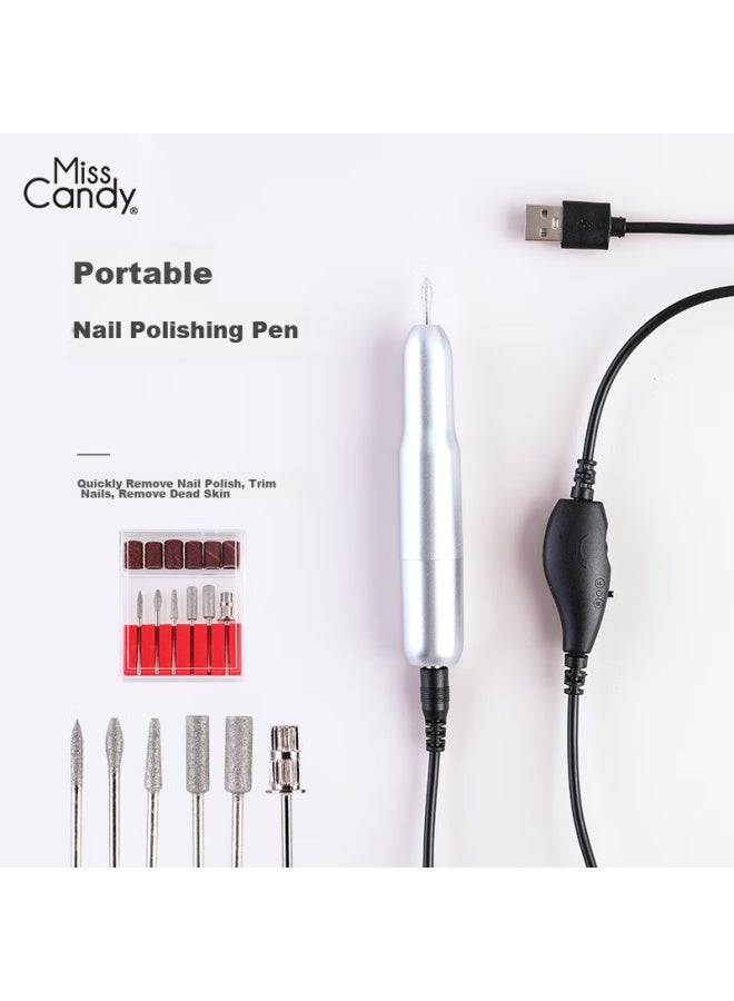 Miss Candy Thick Nail File For Removing Gel Polish, Dead Skin, And Polishing Nails, Portable Manicure Grinder For Professional Use, Pt112 - Image 1