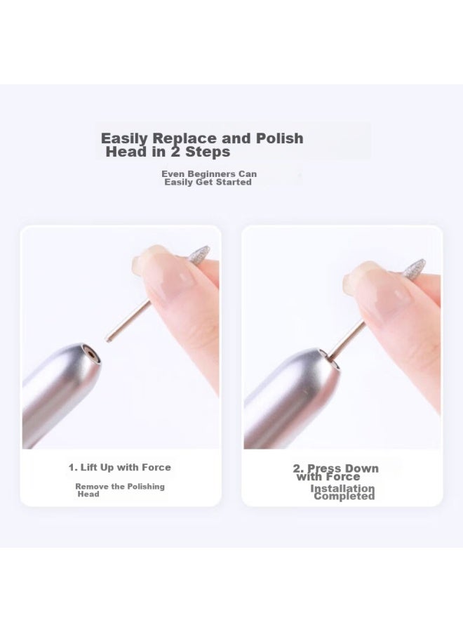 Miss Candy Thick Nail File For Removing Gel Polish, Dead Skin, And Polishing Nails, Portable Manicure Grinder For Professional Use, Pt112 - Image 5