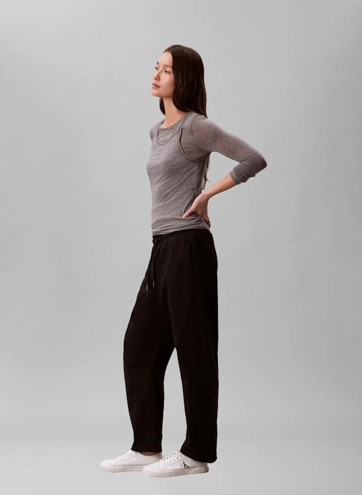 Calvin Klein Jeans  Monogram French Terry Barrel Sweatpants for Women | Best Price UAE