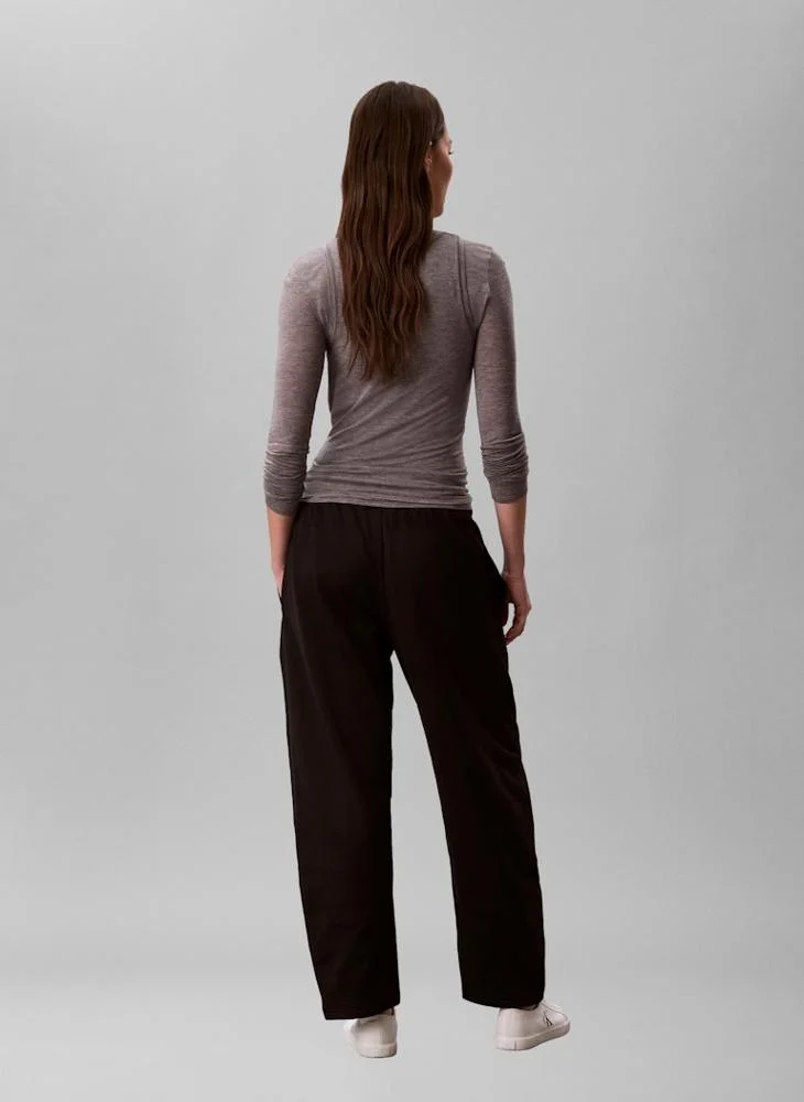 Calvin Klein Jeans Monogram French Terry Barrel Sweatpants
