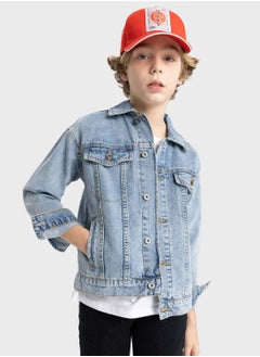 DeFacto Boy Oversize Fit Jean Jacket  - Image 1