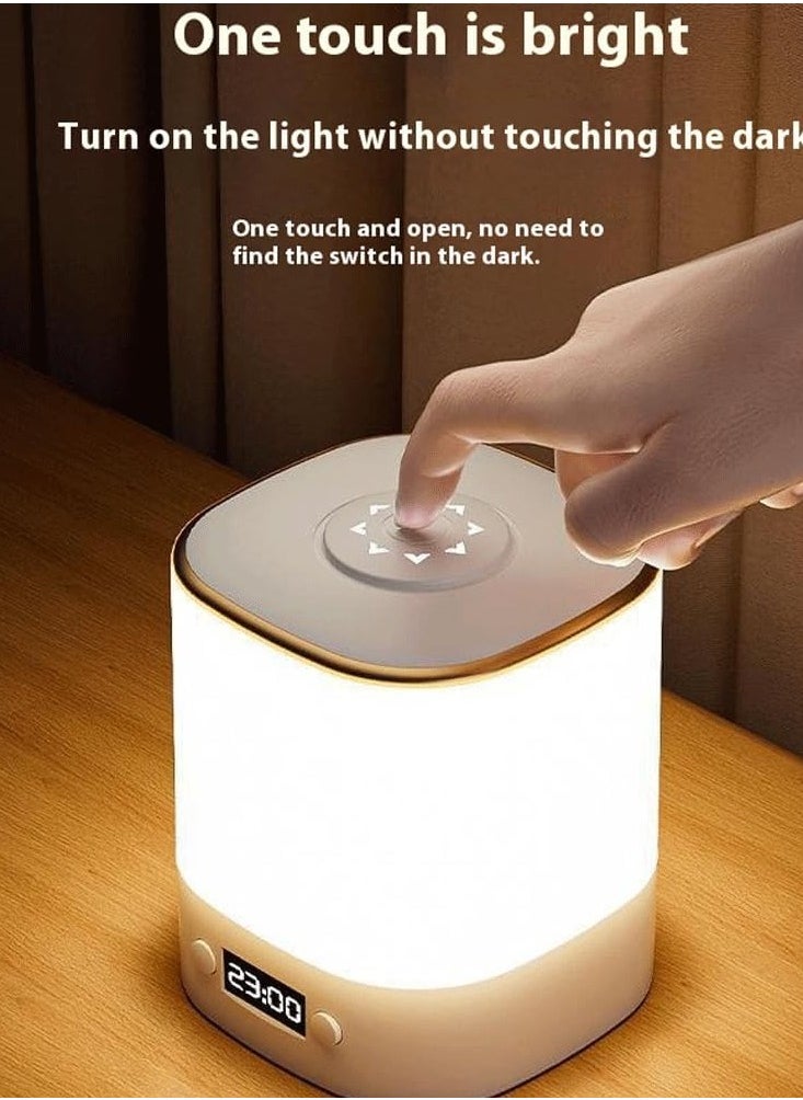 Generic Modern Lighting Lamp with Remote Control Touch Eye Protection Desk Lamp Charging Touch Night Light Brightness Adjustable Sleep Lamps Bedroom Bedside Desk Lamps  - Image 3