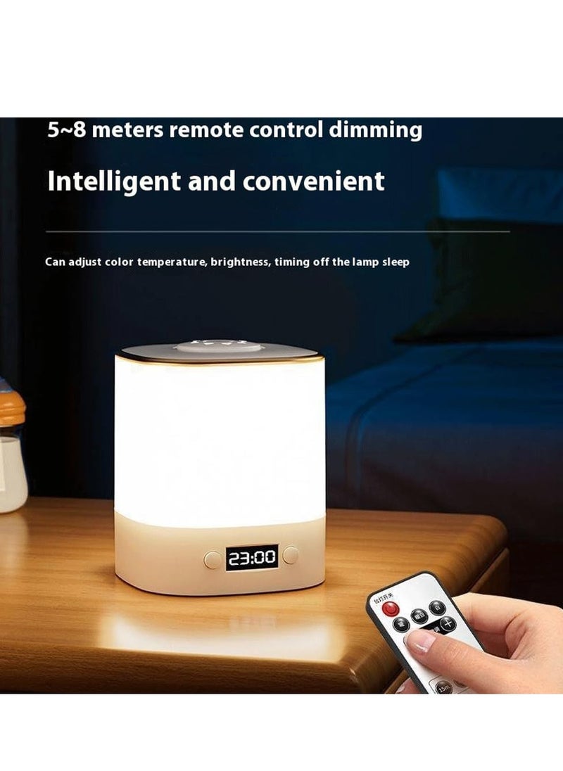Generic Modern Lighting Lamp with Remote Control Touch Eye Protection Desk Lamp Charging Touch Night Light Brightness Adjustable Sleep Lamps Bedroom Bedside Desk Lamps  - Image 2