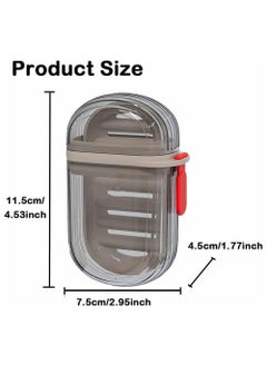 Oasisgalore Leak-Proof Travel Soap Case with Drainage, Portable Bar Soap Holder for Traveling (1-Pack)  - Image 3