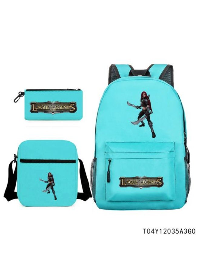 Exquisite animation backpack three-piece set, outstanding design, diversified storage and super convenient - 1033 - Image 1