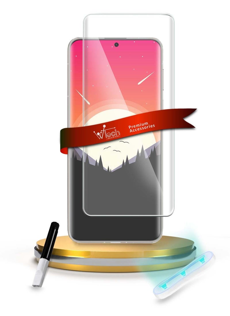 Wtech - Xiaomi 15 Ultra 5G 2024 Premium Curved Edges UV Full Glue Full Cover Tempered Glass Screen Protector (MSGUCN) - Clear - Image 1