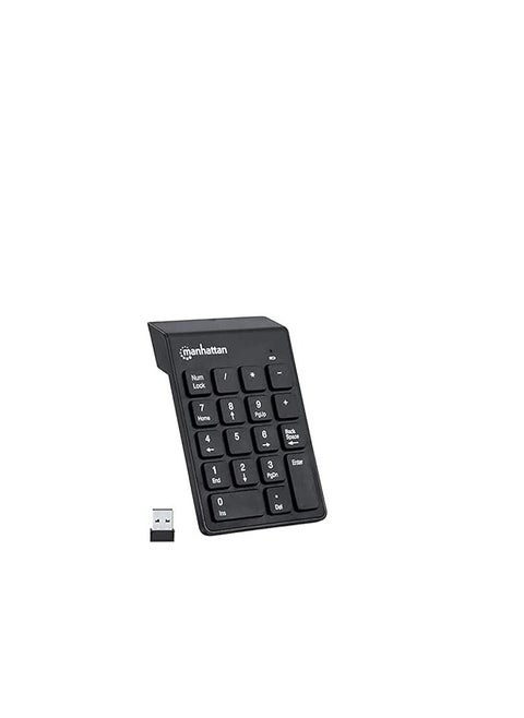 Manhattan 18 Key Full Size Wireless Digital Keyboard - Black