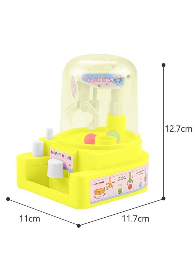 GROIC Mini Catching Balls Toy Manual Doll Machine Kids Candy Claw Grabber Great Gifts for Boys & Girls  - Image 2