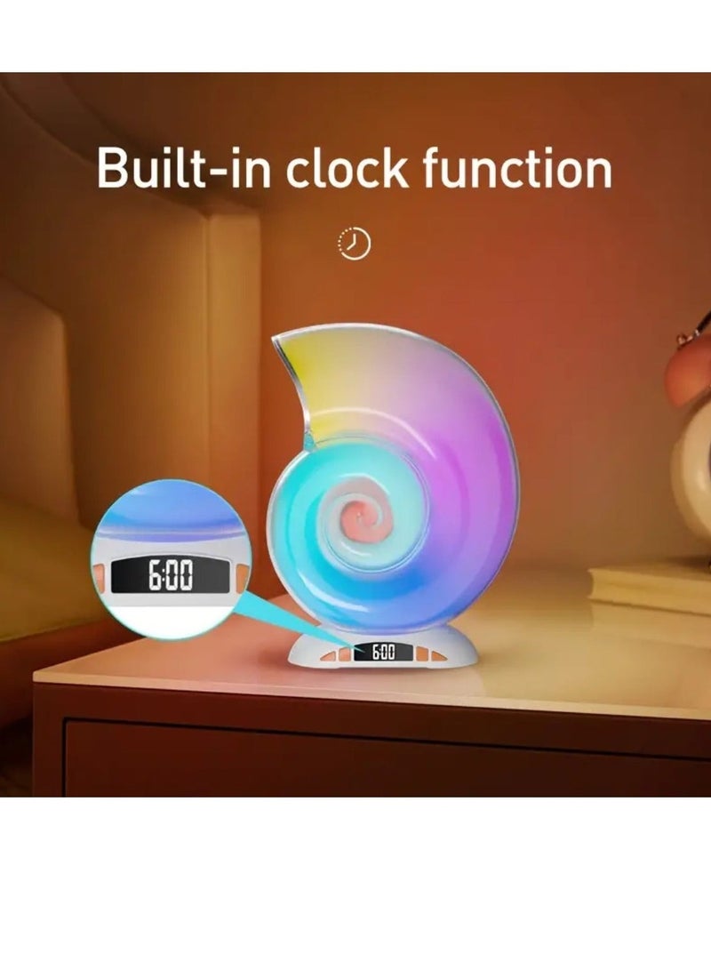 Raxoom Conch Music Light Creative Smart Bluetooth Audio APP Control Wake-up Light Sleep Light Comes With White Noise - Image 2