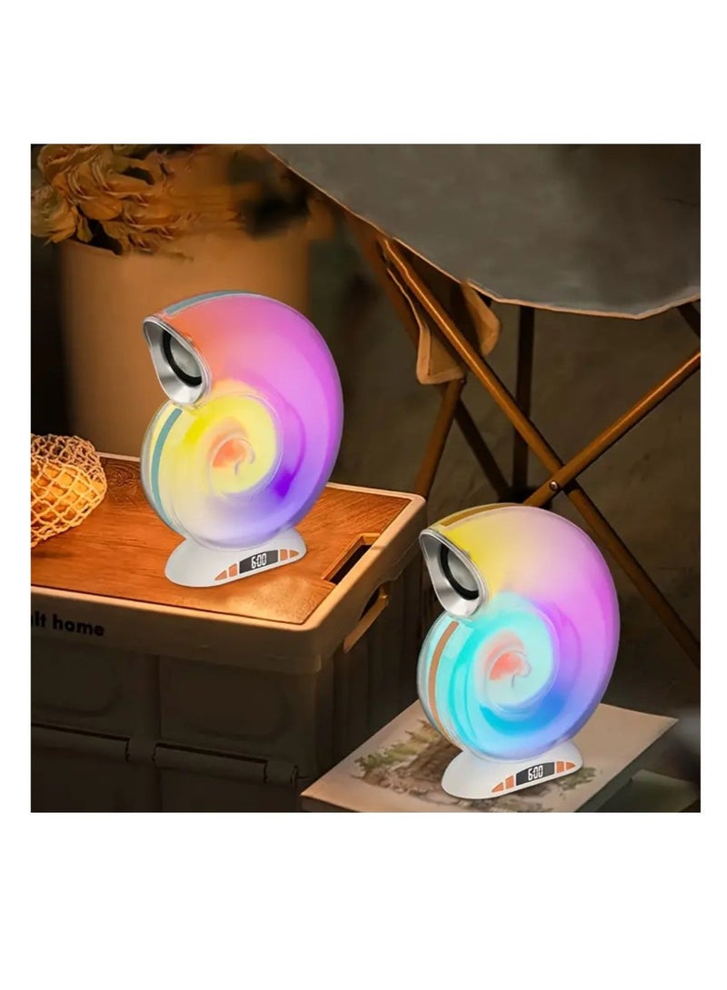 Raxoom Conch Music Light Creative Smart Bluetooth Audio APP Control Wake-up Light Sleep Light Comes With White Noise - Image 4