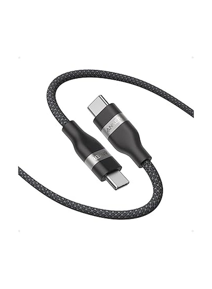 Anker USB C Plug, Anker 47W 2-Port Fast USB C Charger, Nano 3 GaN Compact Charger for iPhone 16/16 Pro/16 Pro Max/16 Plus, Galaxy S23, Pixel 4/3, iPad Mini, and More (Cable Not Included) - & Nano USB C Cable, 240W 3 ft Flexible Multi-Color Braided Cord, Fast Charging Type C Charger for iPhone 17/17 Pro/17 Air/17 Pro Max, MacBook Pro, iPad Pro, Galaxy S24, and More(Black) Bundle - Image 3