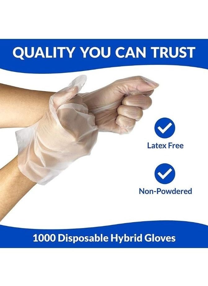 Generic 300 Piece Plastic Disposable Latex and Powder Free Clear Gloves  - Image 3