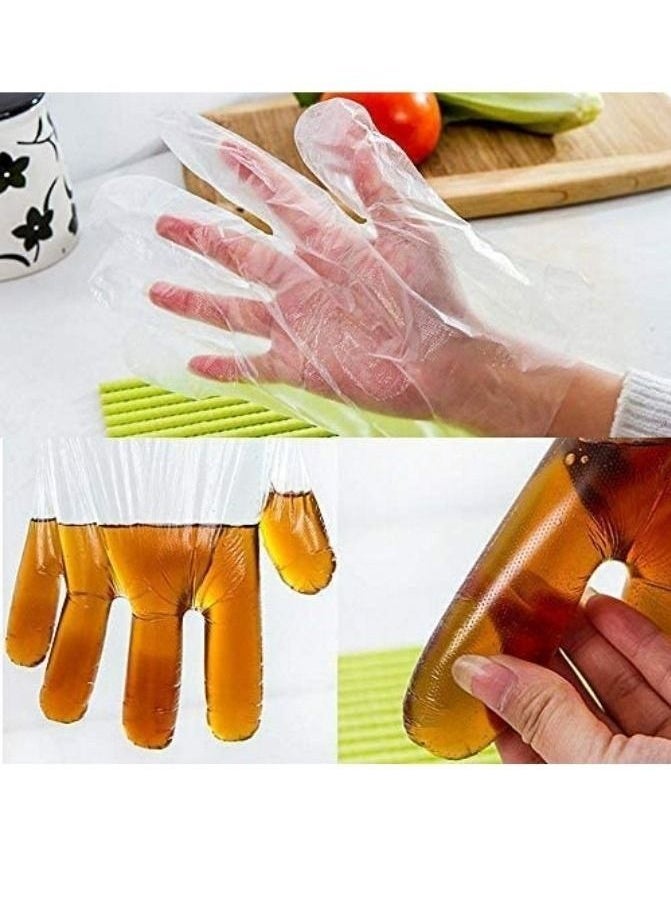 Generic 300 Piece Plastic Disposable Latex and Powder Free Clear Gloves  - Image 5