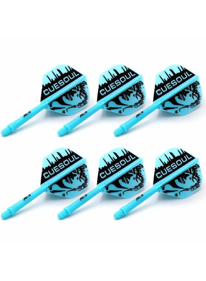 CUESOUL 6 Pieces ROST Integrated Dart Shaft and Flights - Image 1