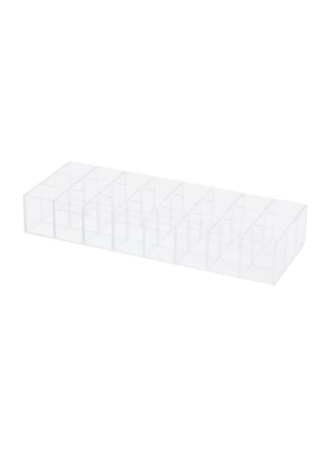 حامل أحمر شفاه، 24 قسمًا، 22.5 × 8.5 سم - Image 1
