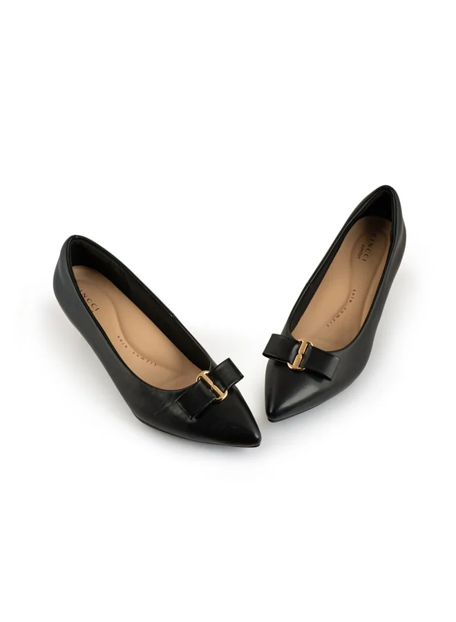 Vincci Women Pointed Toe Mid Heel Pumps