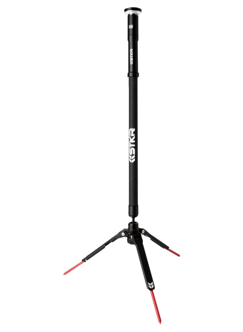 STKR Telescoping Rechargeable Area Light, 8 Foot extension, Removable Flashlight, Remote Control, 1200 Lumens, FLI PRO - Image 3