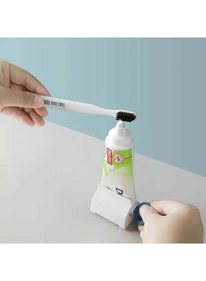 Green Manual Toothpaste Squeezer Ergonomic Handle Hygienic Bathroom Organizer Travel Home Use - Image 1