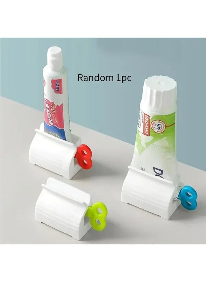 Green Manual Toothpaste Squeezer Ergonomic Handle Hygienic Bathroom Organizer Travel Home Use - Image 2