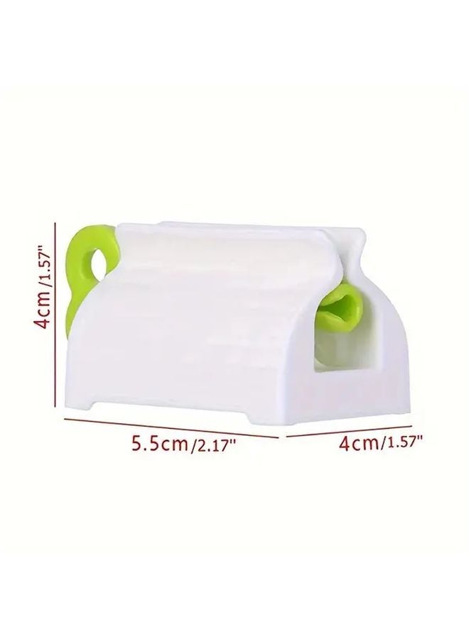 Green Manual Toothpaste Squeezer Ergonomic Handle Hygienic Bathroom Organizer Travel Home Use - Image 3