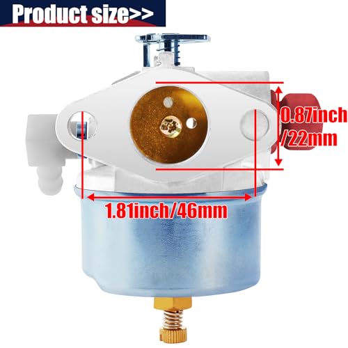 QAZAKY Carburetor Compatible with Tecumseh 632795 632795A TVS75 TVS90 TVS100 TVS105 TVS115 TVS120 ECV100 TVXL90 TVXL105 TVXL115 LAV30 LAV35 LAV40 LAV50 TNT120 4.5HP 5HP Craftsman Lawnmower - Image 2