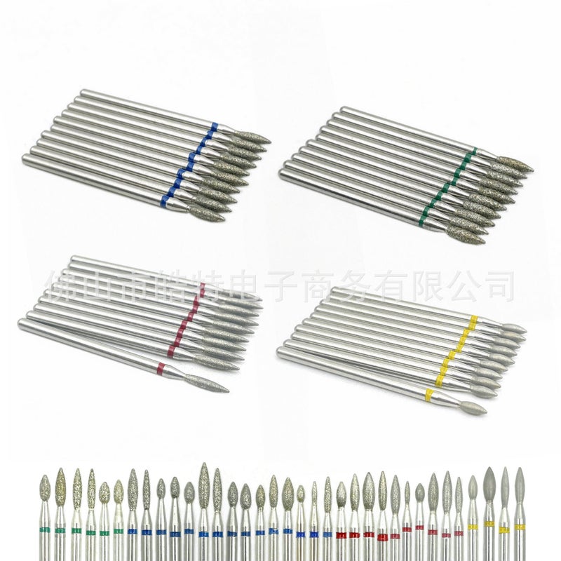 Radish Head Nail Art Emery Grinding Head Nail Nail Surface Remover Nail Peeling Polishing Cleaning Grinding Head Tool - Image 2