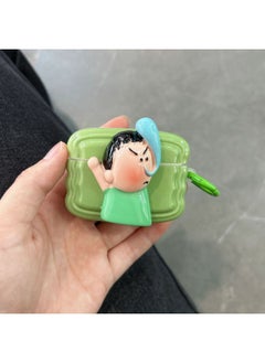Three-dimensional Cute Cartoon For AirPods 3 Protective Shell 1/2/3 Generation Wireless Bluetooth Headset Cover Pro2 Japan And South Korea-Color:Snot A Dai + Hook-Model:Airpods Pro2
