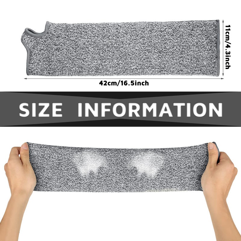 Zhanmai Cut Resistant Leg Sleeves Bite-Proof Protective Leg Sleeves for Welding, Lawn Mowing Guard Safety (Gray, Heel Hole Style) - Image 4