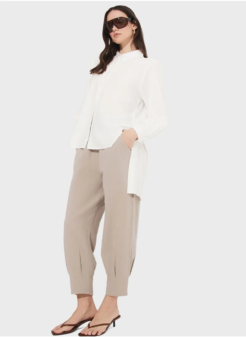 جون High Waist Pants