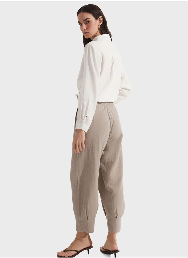 جون High Waist Pants