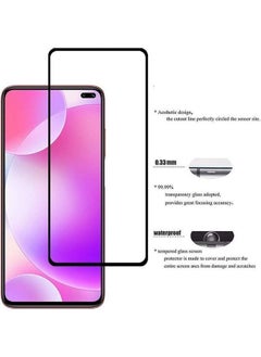 ماركة غير محددة واقي شاشة من الزجاج المقوى 9D لهاتف Realme 6 Pro أسود / شفاف  - Image 2