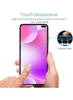 ماركة غير محددة واقي شاشة من الزجاج المقوى 9D لهاتف Realme 6 Pro أسود / شفاف  - Image 3