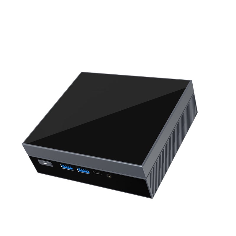 GX55 Mini PC 12th Gen Intel® Celeron® N5095 Processor Wi-Fi 5 DDR4 Memory M.2 NVMe SSD Dual 4K 60Hz Display Support HDMI 2.0 Port RJ45 Ethernet Port USB 2.0/USB 3.0 Ports Pre-installed Windows 11 Pro 16GB + 512GB black - Image 2